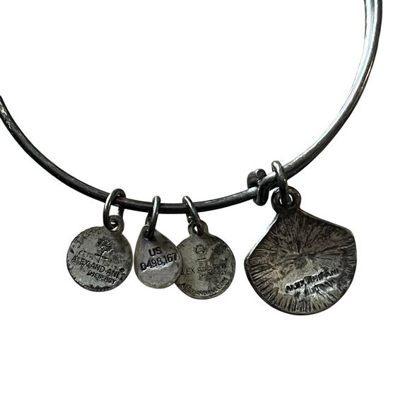 Alex and Ani Seashell Charm Bangle Bracelet Coastal Beach Resort Summer - Picture 4 of 6